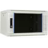 DSIT DS6404W Armadio server a parete 4U con porta in vetro, 600 x 450 x 280 mm, bianco