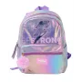 Holo Wow Zaino scolastico olografico per ragazze con pompon e spallacci regolabili WOW00048