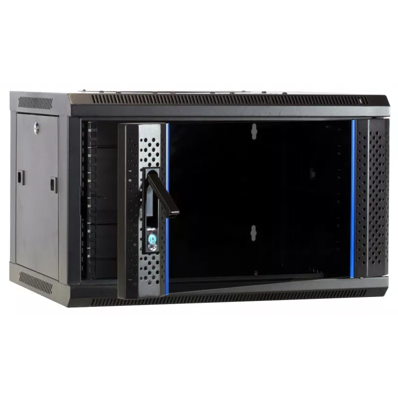 DSIT DS6404-F case server a parete 4U con porta in vetro, smontato, 600 x 450 mm
