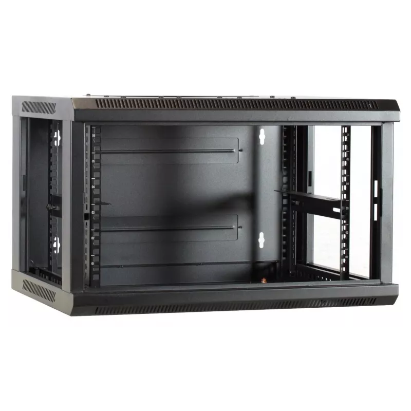 DSIT DS6404-F case server a parete 4U con porta in vetro, smontato, 600 x 450 mm