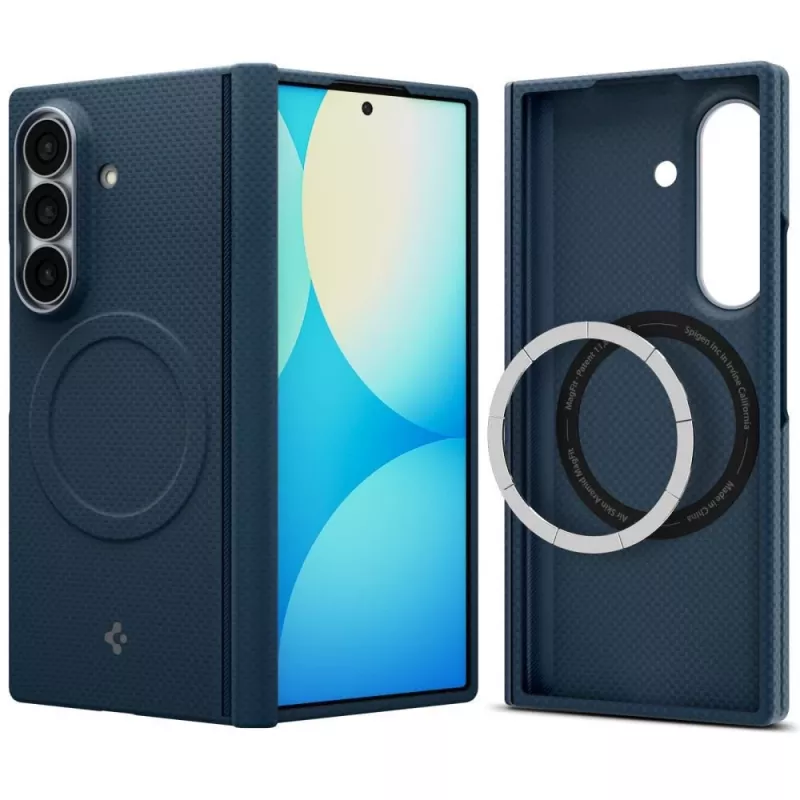 Spigen AirSkin Aramid custodia MagSafe per Samsung Galaxy Z Fold 8 Ultra - Navy