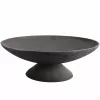 Fire Bowl L braciere in ghisa per esterno, 60 cm rotondo, per legna e carbone, nero