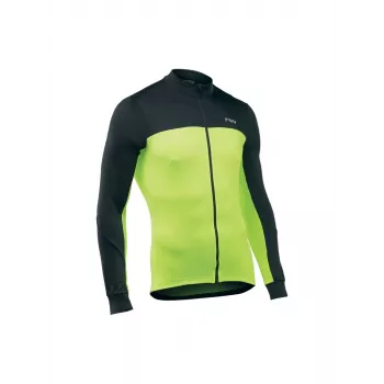 Northwave Force 2 maglia ciclismo a maniche corte uomo nero giallo fluo taglia S