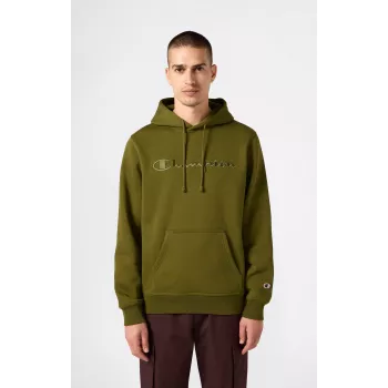 Champion Felpa con cappuccio uomo oliva 220271 GS585 L