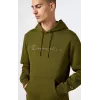 Champion Felpa con cappuccio uomo oliva 220271 GS585 L