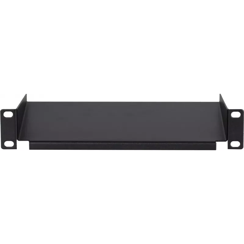 DSIT DS-FH10 mensola fissa rack 10 inch 1U per armadi server, nero, 250 x 136 x 44 mm