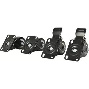 DSIT DS-Wielrem ruote per armadi server, 4 pezzi, 2 girevoli e 2 con freno