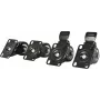 DSIT DS-Wielrem ruote per armadi server, 4 pezzi, 2 girevoli e 2 con freno