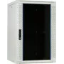 DSIT armadio server a parete 18U con porta in vetro, 600x600x900 mm, bianco