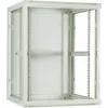 DSIT armadio server a parete 18U con porta in vetro, 600x600x900 mm, bianco