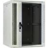 DSIT armadio server a parete 18U con porta in vetro, 600x600x900 mm, bianco