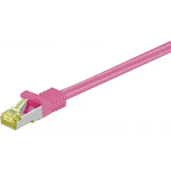 DSIT cavo patch di rete Cat.7 S/FTP RJ45, PiMF, rosa, 1,5 m
