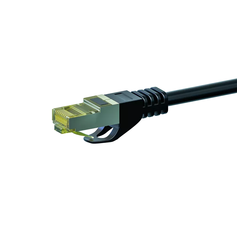 DSIT cavo patch di rete Cat.7 S/FTP PiMF RJ45, 2 m, nero