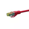 DSIT cavo di rete Cat.7 S/FTP PiMF RJ45, rosso, 50 m (DC-75-500)