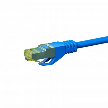 DSIT cavo di rete RJ45 S/FTP (PiMF) Cat.7, blu, 50 m