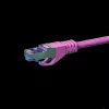 DSIT cavo di rete CAT 6a LSOH - S/FTP - 2 metri - rosa (DC-6A9-020)