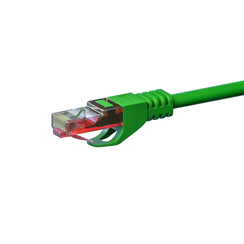 Cavo di rete DSIT CAT6 U/UTP, 10 m, verde, 100% rame (DC-63-100)
