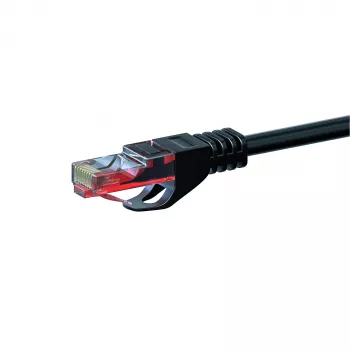 DSIT cavo di rete CAT6 U/UTP, 50 m, nero, 100% rame (DC-60-500)