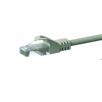 DSIT cavo patch di rete CAT 6 U/UTP, 0,5 m, grigio, CCA, RJ45