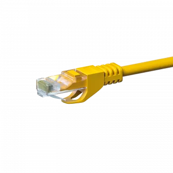 Cavo patch di rete DSIT CAT5e U/UTP 0,25 m giallo 100% rame (DC-57-002)