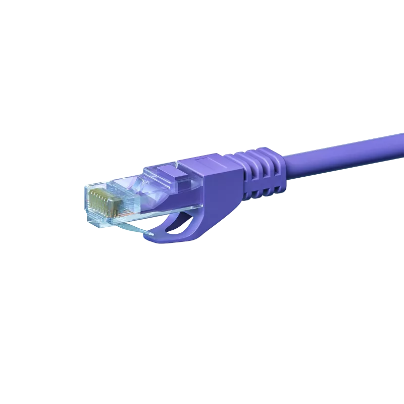 Cavo patch di rete DSIT CAT5e U/UTP, 2 m, viola, 100% rame