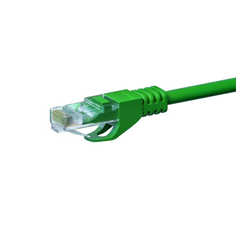 Cavo patch di rete DSIT CAT5e U/UTP 5 m verde 100% rame Gigabit Ethernet RJ45