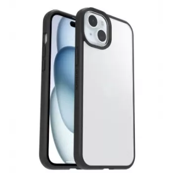 OtterBox React Series custodia per Apple iPhone 15 Plus e iPhone 14 Plus, trasparente/nero