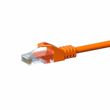 DSIT CAT 5e U/UTP cavo patch di rete, RJ45, 15m, arancione, CCA, 1 Gbit/s
