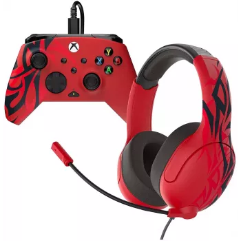 Bundle controller e cuffie Turtle Beach Airlite & Rematch per Xbox, Spirit Red (TBC-2201-65)