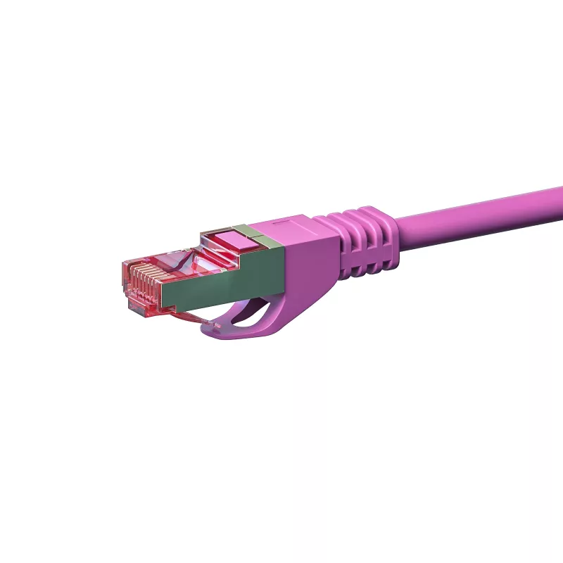DSIT CAT 6 S/FTP LSOH cavo patch di rete, 30 m, rosa
