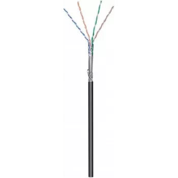 DSIT CAT6 S/FTP cavo di rete per esterno 50m in bobina, nero CCA (DC-OUT-SFTP6CCA-50)