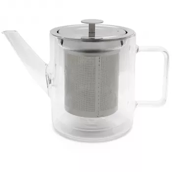 Bredemeijer San Remo teiera in vetro a doppia parete 1,0L con filtro