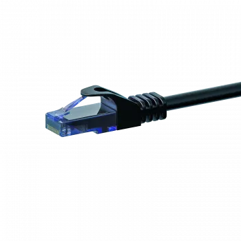 DSIT CAT6a U/UTP cavo patch di rete 100% rame, 1,5 m, nero (DC-U6A0-015)