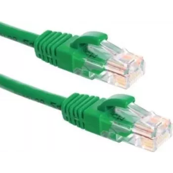 DSIT CAT6a U/UTP cavo patch 100% rame, RJ45, 1,5 m, verde