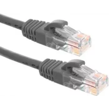 DSIT CAT6a U/UTP cavo patch 100% rame, 5m, grigio, RJ45, 10Gbps, 500MHz