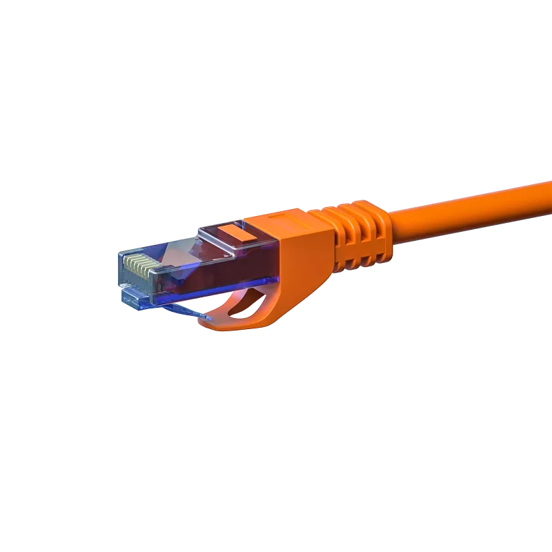DSIT CAT6a U/UTP cavo patch di rete 100% rame, 30m, arancione
