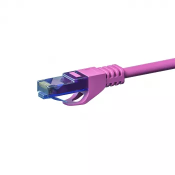 DSIT UTP CAT6a cavo di rete, 100% rame, rosa, 50 m (DC-U6A9-500)