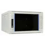 DSIT DS6604W armadio server a parete 4U con porta in vetro, 600 x 600 x 280 mm, bianco