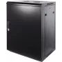 DSIT DS6415M armadio rack server a parete 15U con porta in metallo, 600x450x770 mm, nero