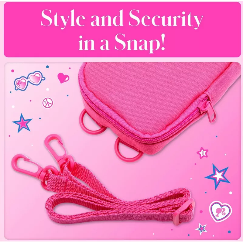 Kodak x Barbie custodia morbida con zip e tracolla per Printomatic e Step Slim, rosa (RODBCMPK)