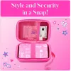 Kodak x Barbie custodia protettiva EVA con cinturino rimovibile e tasca a rete per Printomatic e Step Slim, rosa (RODBCEPK)