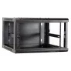 DSIT DS6604-F case server a parete 6U con porta in vetro, 600x450x320 mm, nero