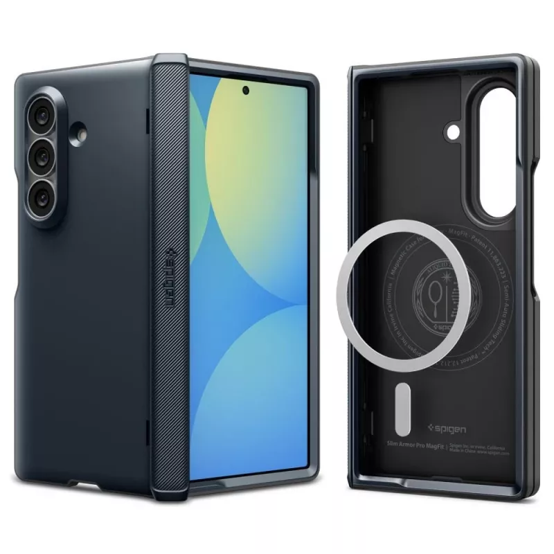 SPIGEN Slim Armor Pro custodia MagSafe per Samsung Galaxy Z Fold 8 Ultra - Metal Slate