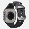 NOMAD Rocky Point cinturino per Apple Watch 46mm/49mm nero-argento