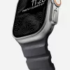 NOMAD Rocky Point cinturino per Apple Watch 46mm/49mm nero-argento