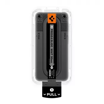 Spigen Glas.tR EZ Fit Pro confezione da 2 vetro temperato protezione display per Samsung Galaxy A27 5G - chiaro