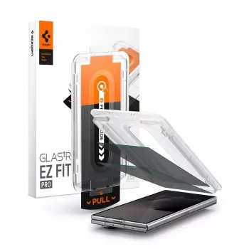 Spigen Glas.tR EZ Fit Pro confezione da 2 vetro temperato protezione display con filtro privacy ultra per schermo principale Samsung Galaxy Z Fold 7 / 8