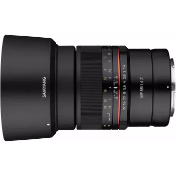 Obiettivo a messa a fuoco manuale Samyang MF 85mm f/1.4 Z per fotocamere Nikon Z (F1211214101)