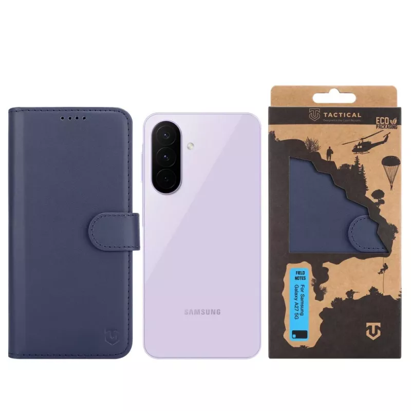 Tactical custodia a libro Field Notes Galaxy A27 5G blu