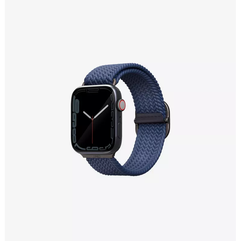 UNIQ Aspen Braided Loop cinturino per Apple Watch 42/41/40mm serie 1-11/SE/SE2/SE3 - granito grigio